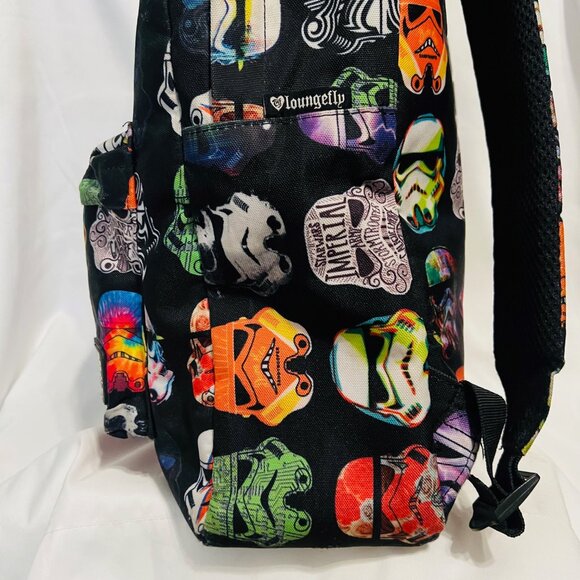 Loungefly Star Wars-Imperial Storm Keeper-Disney Parks-Helmets-Front Zip Pocket - Picture 8 of 16